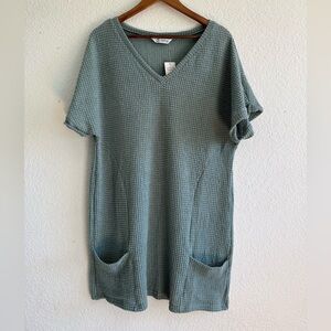 CupShe Waffle Knit V-Neck Dress